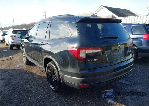 2022 Honda Pilot Awd Black Edition из США, поврежденный, VIN 5FNYF6H75NB068907